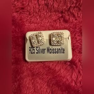 .75tcw Moissanite - 14k Rose Gold over 925 Sterling Silver Earrings